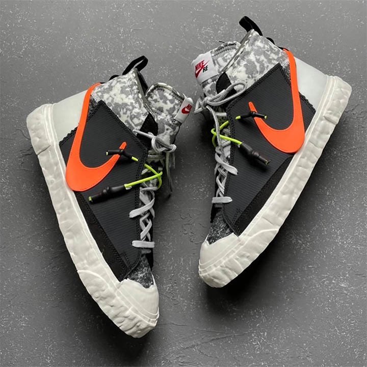 nicekicks's tweet photo. .@trvisXX laces up the upcoming READYMADE x Nike Blazer Mid. Thoughts on these? 👀 https://t.co/TvTo0M6Iyb