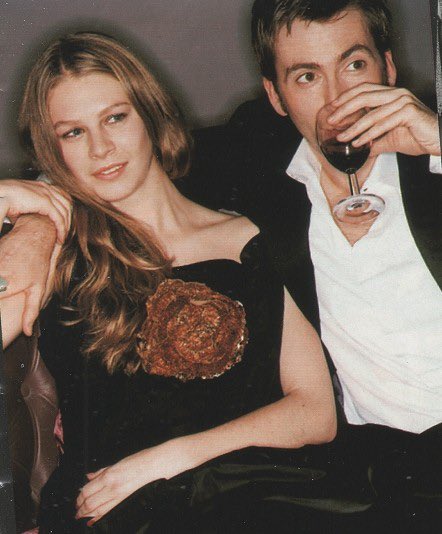 david tennant with michael sheen, jon hamm, neil gaiman and douglas mackinnon