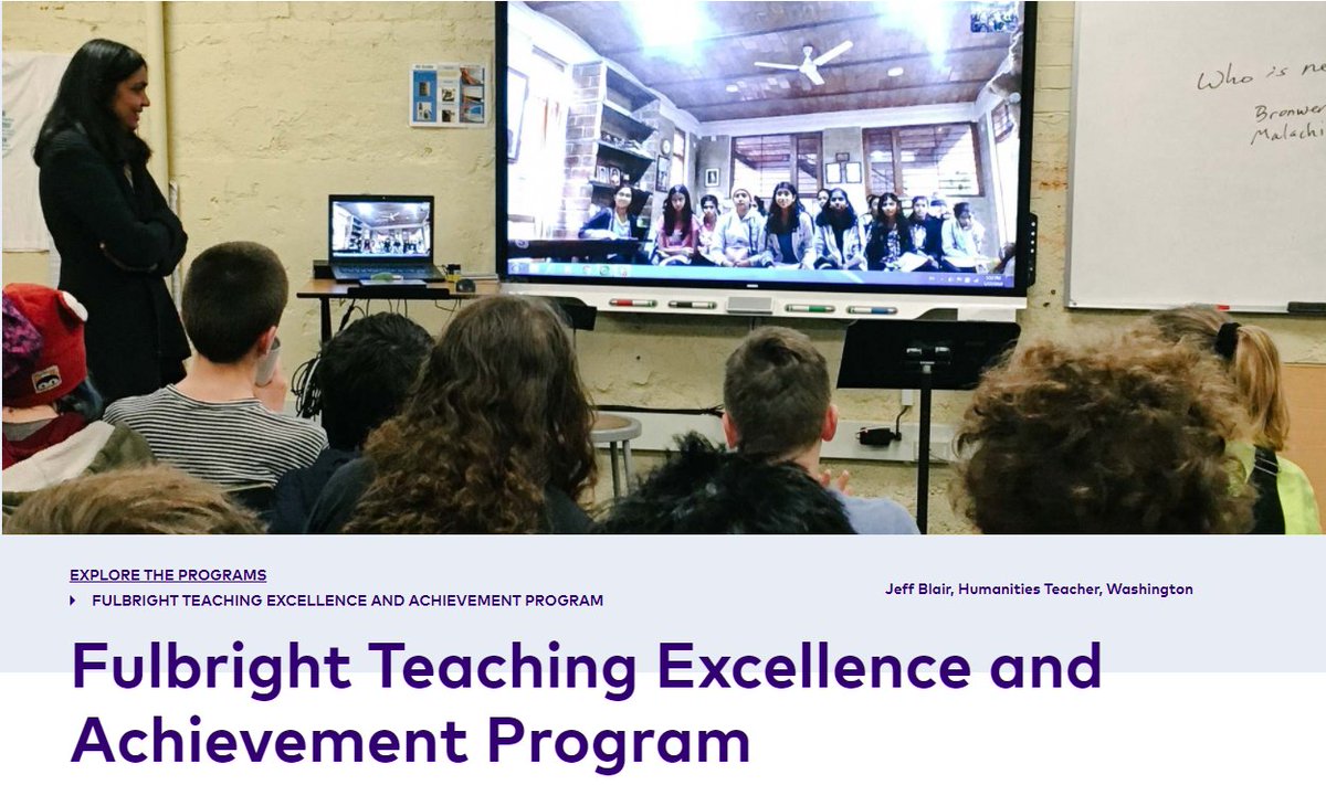 Apply for the Fulbright Teaching Excellence and Achievement Program 2021

MORE DETAILS AT: opportunitiesforcameroonians.com/apply-for-the-… | APPLICATION DEADLINE: 8 March, 2021

<a href="/FulbrightPrgrm/">The Fulbright Program</a> <a href="/USEmbYaounde/">U.S. Embassy Yaounde</a>