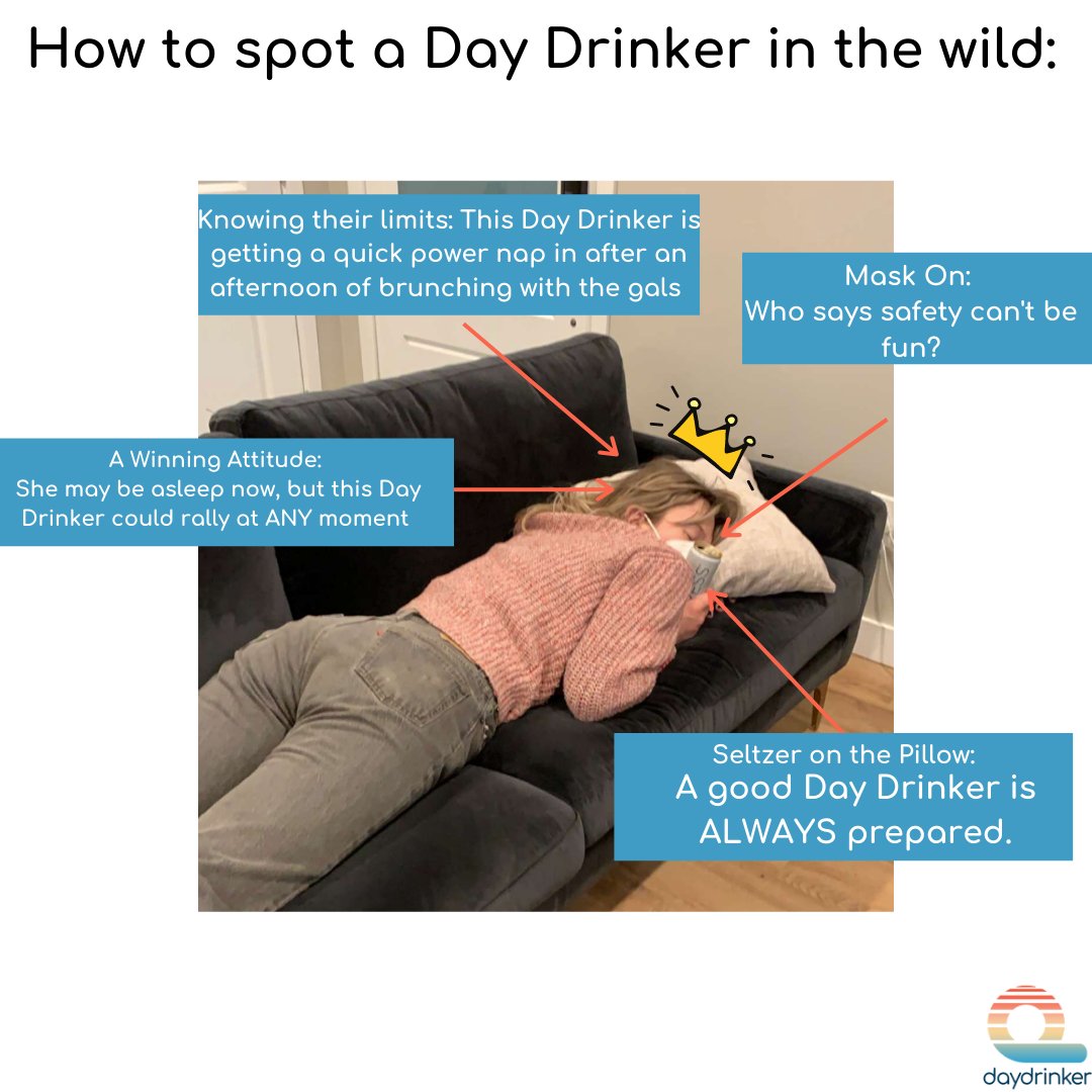 day_drinker's tweet photo. Some may try and tell you that Day Drinking is not a special skill...we beg to differ. It's all about technique, Day Drinkers. Tag this Daydrinker below 👇 . #Daydrinking101 #sidewayssaturday
.
.
.
.
#getsideways #safetyfirst #saturdaymimosas #saturdaydrinks #drinks #daydrinker https://t.co/tmWQsCNrVg