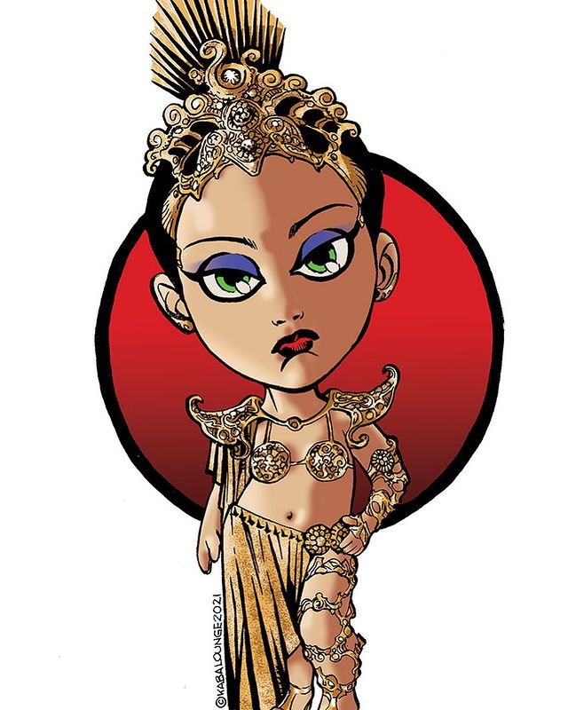 KabaLounge's tweet photo. My heart is firmly planted in #scifi so I tend to express myself that way. This drawing is of course #PrincessAura from #FlashGordon (1980) #chibi style.
#georgesjeanty #kabalounge #ornelamutti #flashgordonmovie #dinodelaurentiis #scifimovies #80smovies #SciFiArt #SciFiSaturday https://t.co/7aAxDnpvmA