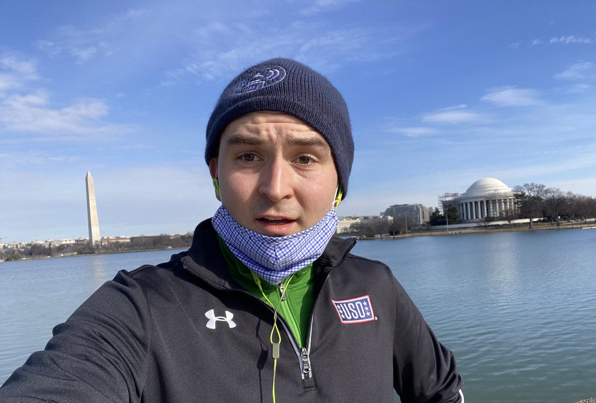 About six miles in ... was like “rut Roh I’m far from home”