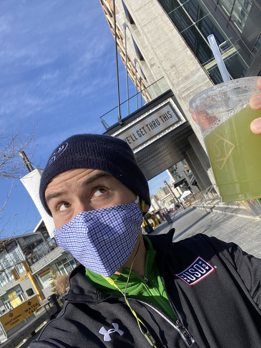 The  @TheWharfDC is obv open, and juice was in order...