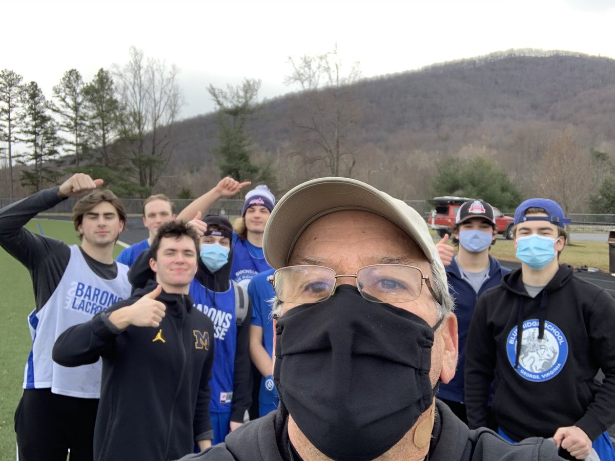 Near impossible to get guys to slow down on the first day...whether UVA, Brown or Blue Ridge.  Part of the fun of it.
      Good to be back out on the practice field!