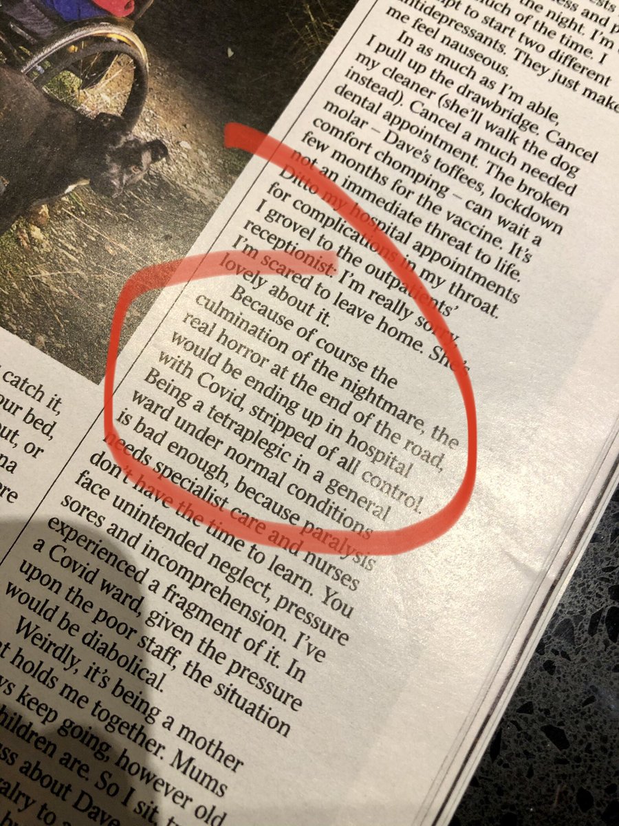 Awesome piece today by @Mel_ReidTimes thank you .....