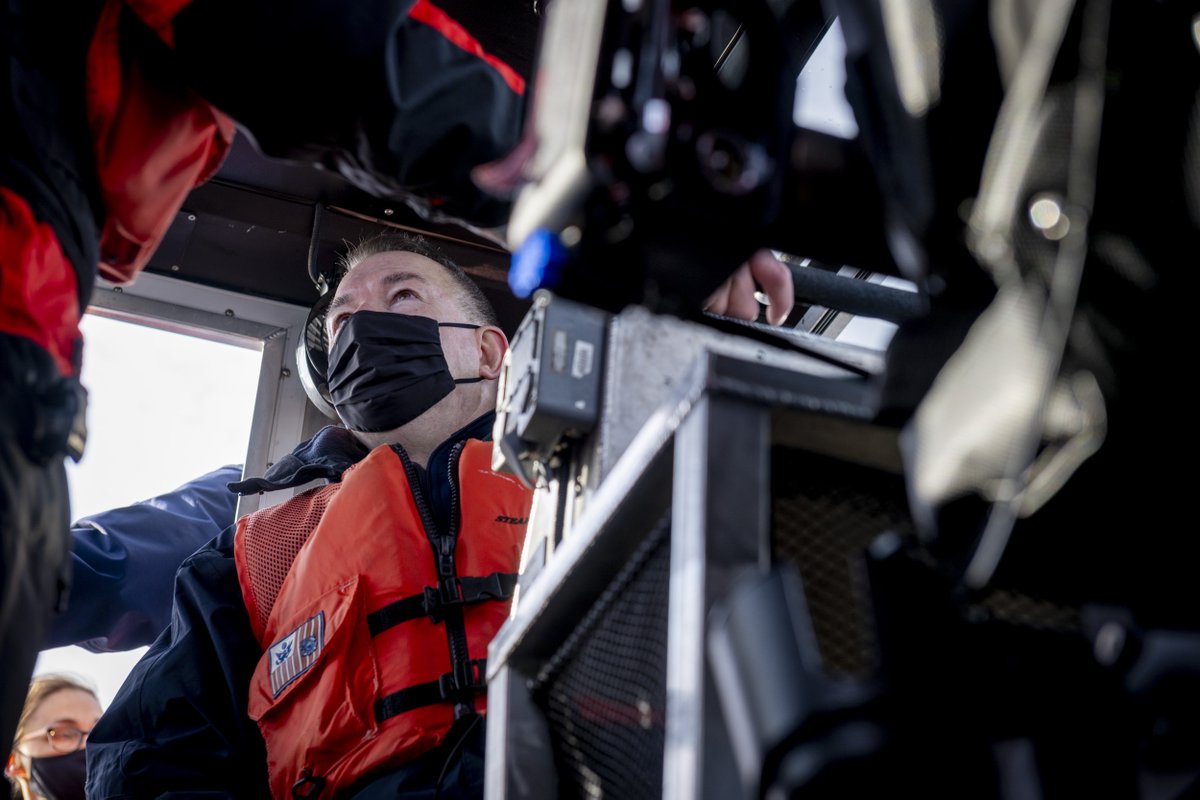 Today Acting Secretary Pete Gaynor toured the @USCG Station in Washington, D.C. We’re making preparations for #InaugurationDay, including maritime security. #inaugurationceremony #Inauguration2021