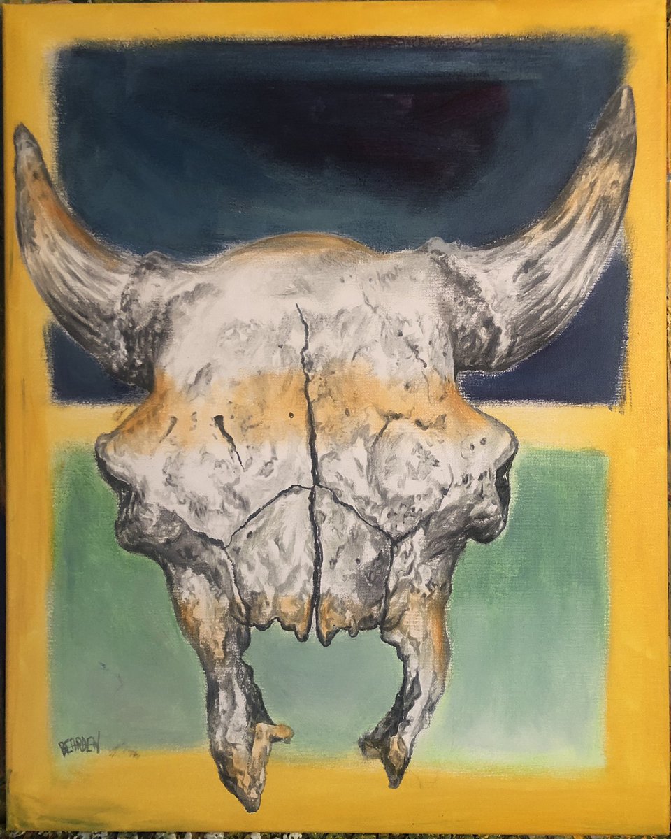 BeardenArtist's tweet photo. 20”x 16” acrylic on canvas, for sale: #bison #bisonskull #nativeart #markrothko #tulsa #oklahoma #potawatomi #citizenpotawatomi #matthewbearden https://t.co/TIQeGDBvbK