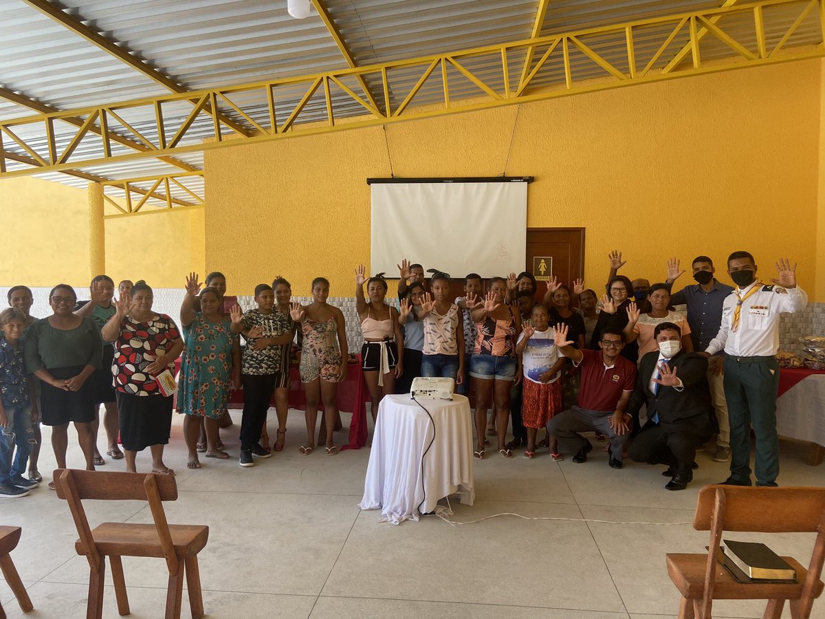 PrC_Augusto's tweet photo. #MissãoCalebe em Matriz I...
Hoje foi o primeiro Sábado dos convidados na Escola Sabatina... Todos no Ginásio!
Uma benção!!!
#vaicalebe https://t.co/G9Z342L0Ts