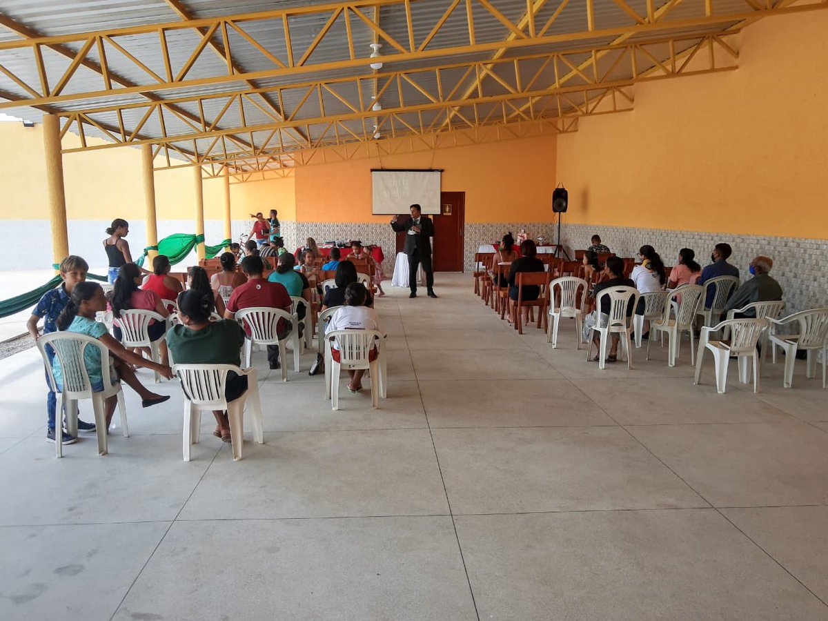 PrC_Augusto's tweet photo. #MissãoCalebe em Matriz I...
Hoje foi o primeiro Sábado dos convidados na Escola Sabatina... Todos no Ginásio!
Uma benção!!!
#vaicalebe https://t.co/G9Z342L0Ts