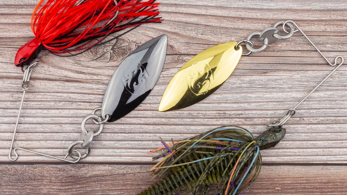 CatchCompany's tweet photo. This is the 10,000 Fish Cyclebait Willow Blade in Fire Craw and Blue Gill. The trailer is a 10,000 Fish Yoto Worm in Green Pumpkin.
#TackleJunkies #LureDesign #Spinnerbaits #Innovation https://t.co/CNtHVHUwjx