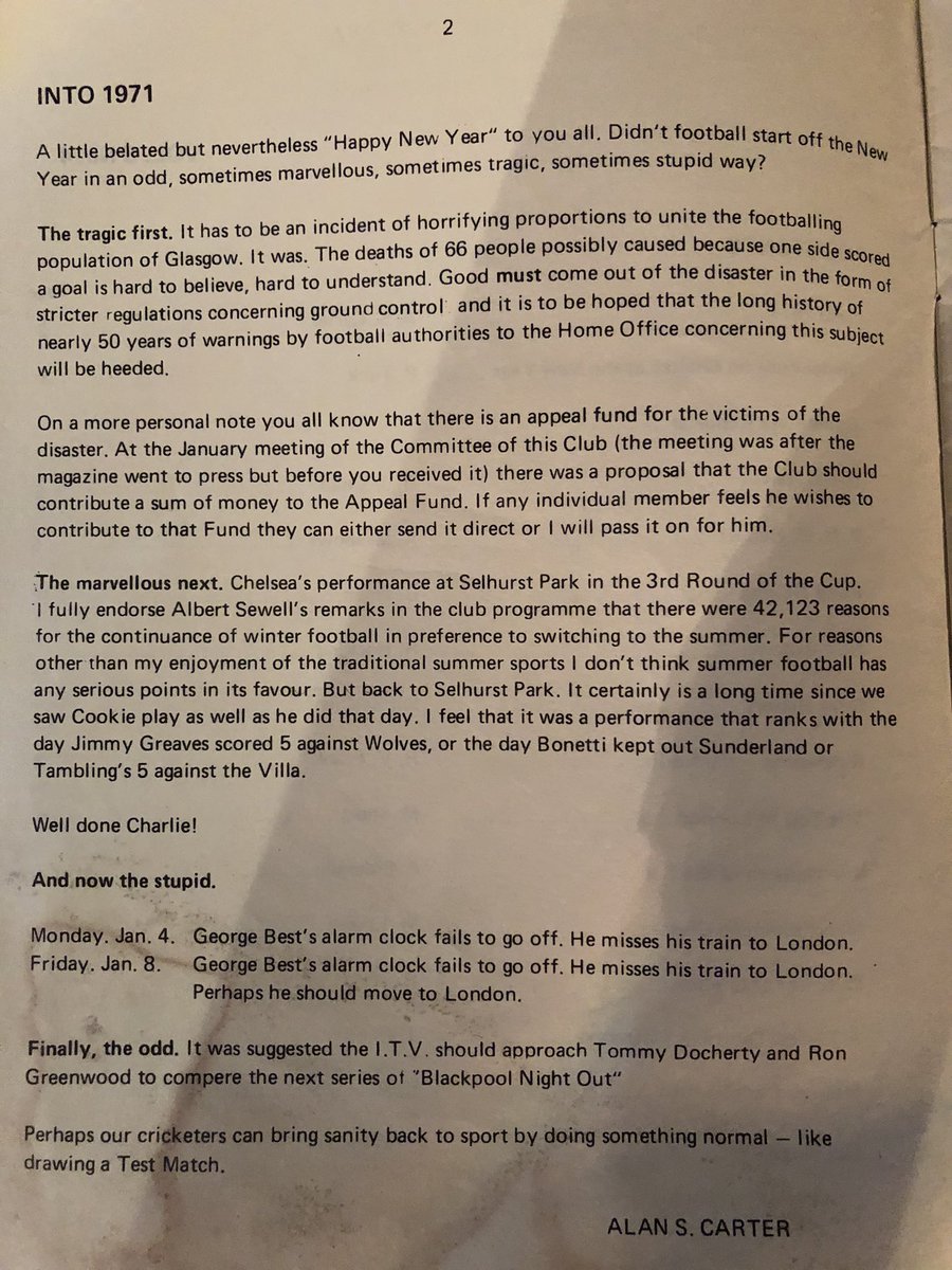 First fanzine......type?