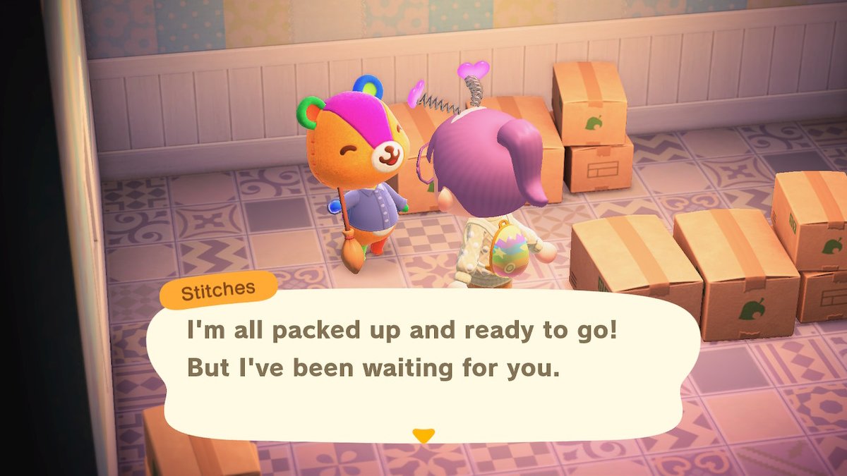 ACtiadelsol's tweet photo. Stitches is leaving! Tip appreciated but not required! I want him to have a good home #villagerinboxes #AnimalCrossing #ACNH #NintendoSwitch https://t.co/haLvucl5Ey