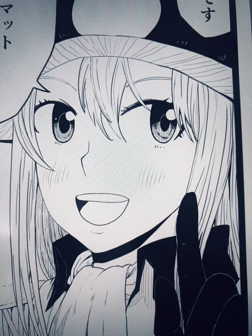 珍しく4コマじゃない漫画描いてる 