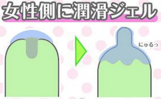 こんどう君 グラマラスバタフライのコンドーム 装着時に空気抜きしなくてもokなのは 液溜まりにゼリーが仕込まれているから 画像を参考 コンドームの先端に触れず装着できるので 清潔 衛生的でもある グラマラスバタフライ 空気抜き不要