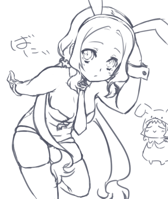 みつさんのお絵かきではバニー率が高い風先輩。
なんか知らんけど去年はめっちょバニーで描いてたんよね。 