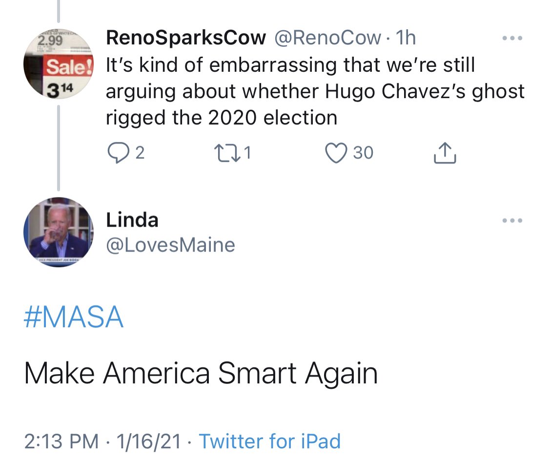 Keep seeing tweets blaming a poor education system for the behavior of Trump supporters. Claiming they believe conspiracies bc they didn’t take a history or civics class is just wrong. It’s not a matter of “smart” or “dumb.” It’s poor media literacy. Period. This is my hot take