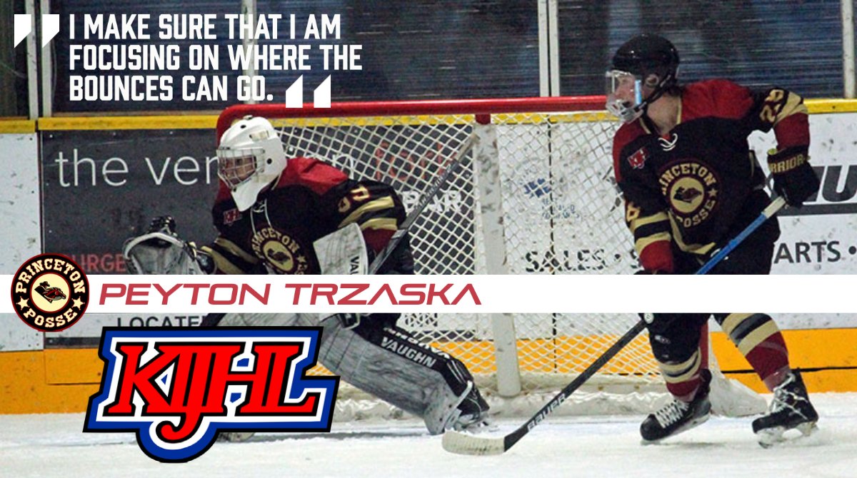 Peyton Trzaska of the <a href="/KIJHLPosse/">Princeton Posse</a> doesn't play a "flashy" style.
Click on the 🔗 to learn more about the #KIJHL rookie goalie.
ow.ly/Phqk50DaqNO  #stepup <a href="/SimilkameenNews/">Similkameen Spotlight</a> <a href="/Western_Review/">Drayton Valley W.R.</a> 

Hanna Gould Photography📷