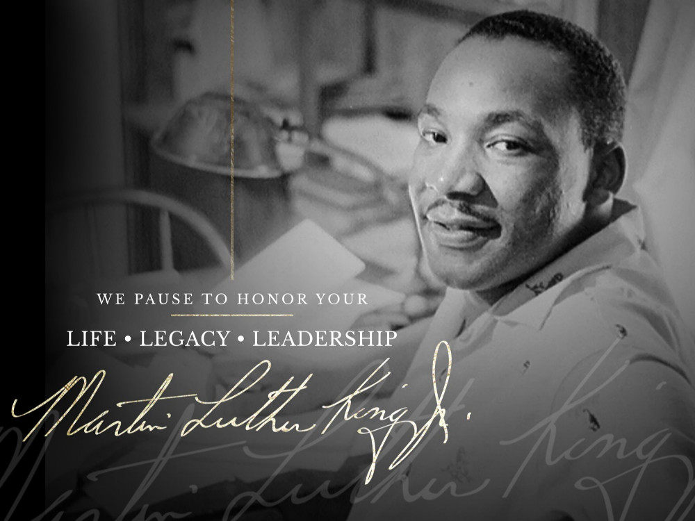 The church office will be closed Monday in observance of Martin Luther King, Jr. Day.