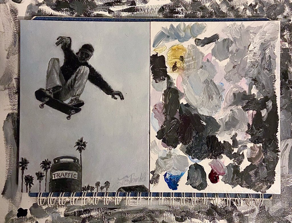 Check my paintings out 
IG taylor_trimble
5”x7” 
Oil on canvas