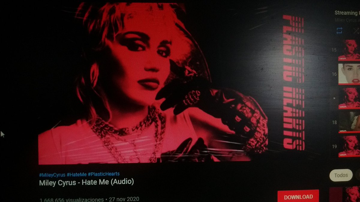 DaniielaaS's tweet photo. @MCyrusArgentina @PeronistMiley Cant be tamed, hate me y can't be tamed. 

#PlasticHeartsStreamingParty https://t.co/WWXnxvdr2x