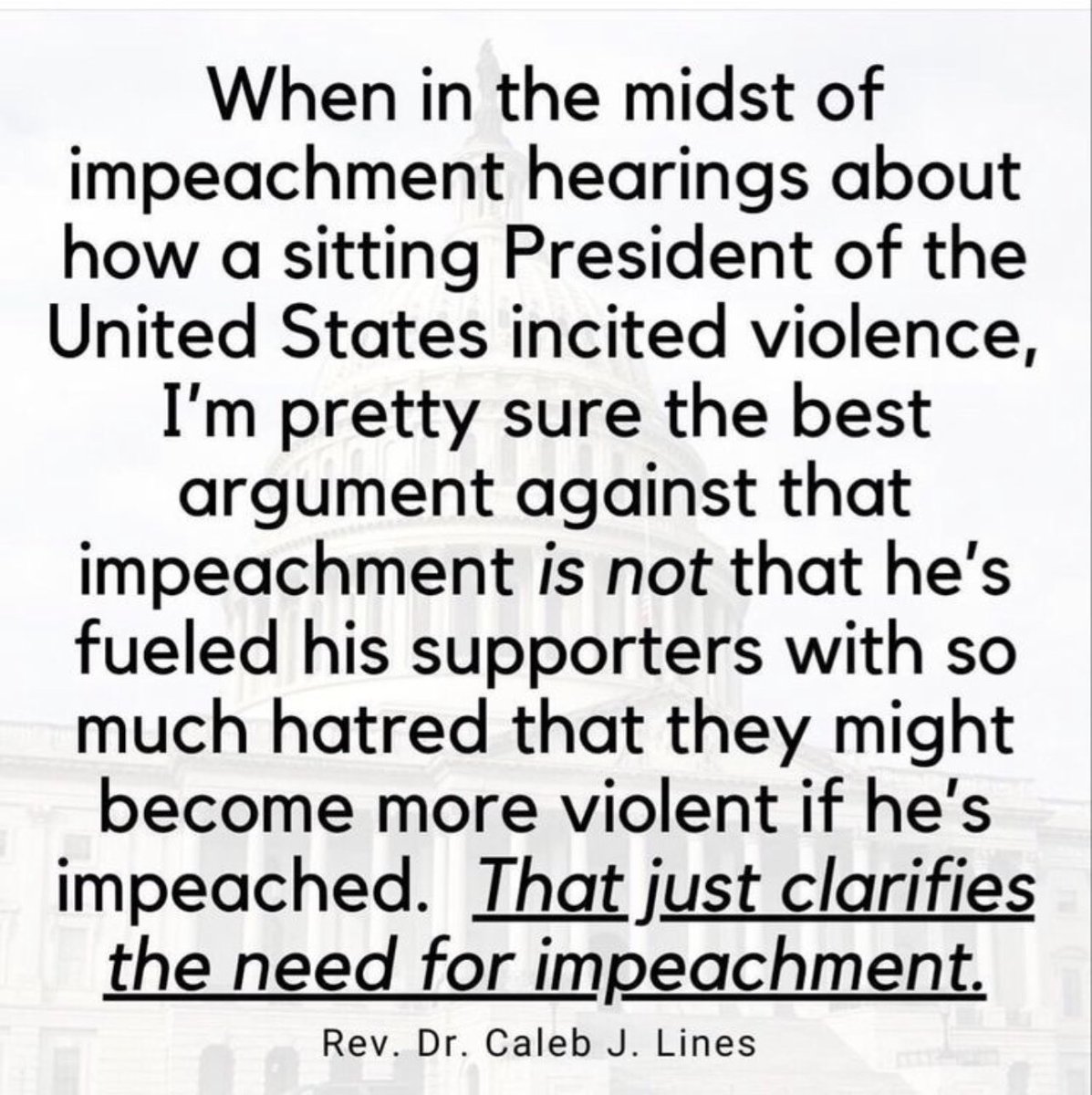 Whether that “win” means overthrowing the government or bullying the Capitol Police, they expect to get away with it. And if they lose they expect unity. They expect their violent, extremist, dangerous conduct to be forgiven, forgotten & ignored in the spirit of moving forward.