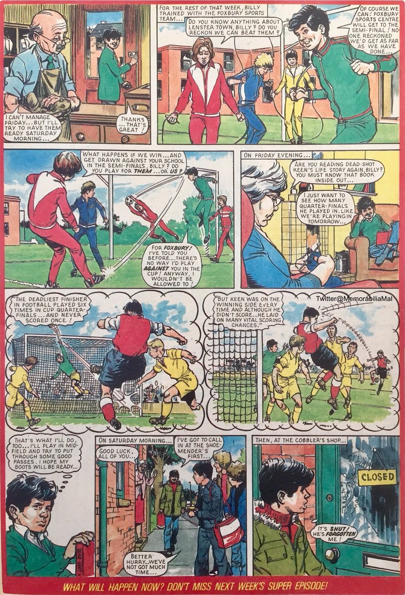 Part 9 on the thread....Billy’s Boots from Tiger & Scorcher(25/3/78)