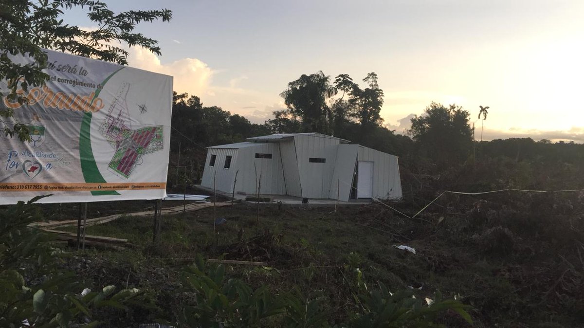 ViceColombia's tweet photo. ...Más avances:
✅Cuenta con 51 mts. cuadrados de #Bioespacio.
✅La construcción se llevó a cabo en 20 días.
#ChocóSeReactiva https://t.co/RtkpgM3lv6