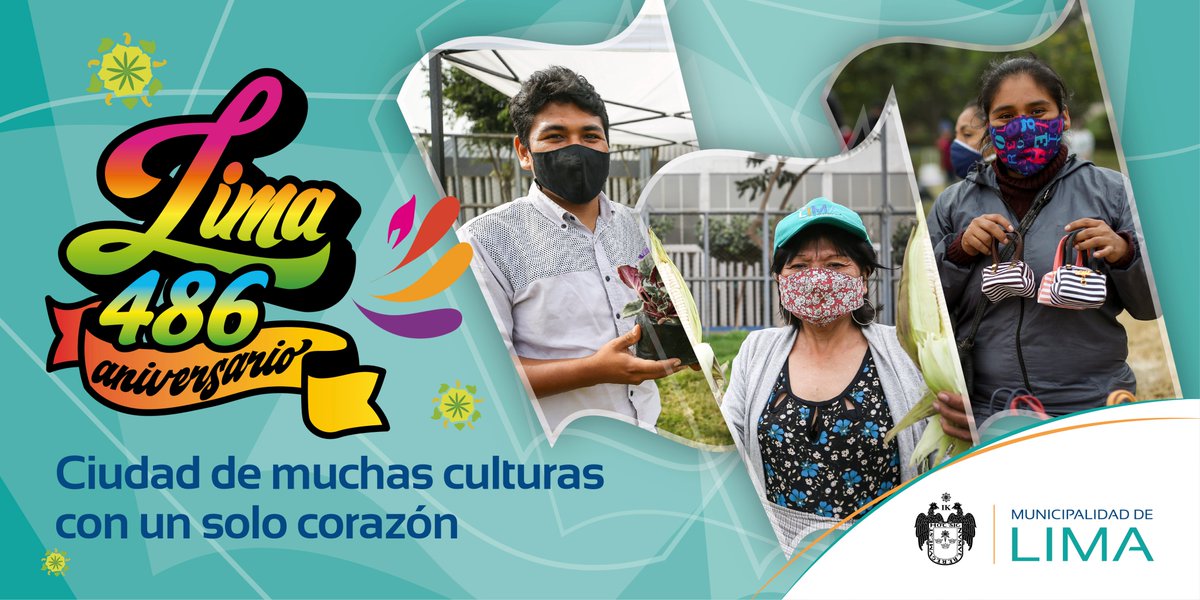 MuniLima's tweet photo. Lima es historia, tradición y su gente, quienes día a día trabajan para convertirla en #LaLimaQueSoñamos.

🙋🏽‍♀️🙋🏽 Por ello, hoy celebramos contigo, vecino, porque gracias a tu empuje estamos construyendo una mejor ciudad.

¡Feliz #486Aniversario, Lima! ❤️

#MuchasCulturasUnaLima https://t.co/01egOW2Zov