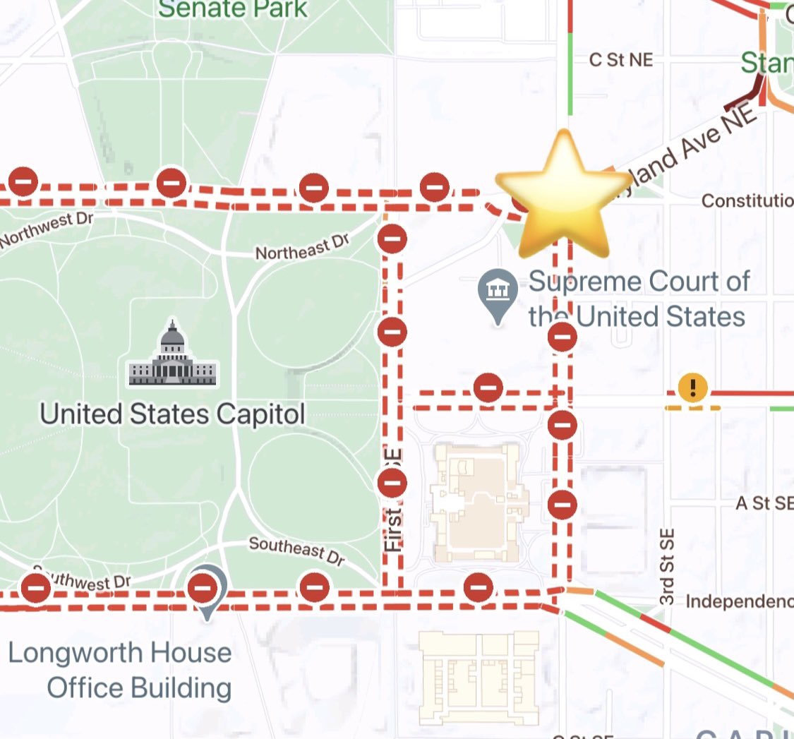 The scope and size of the perimeter and the number of people, fence and hardware to protect our city is truly remarkable. It hit me at this intersection.
