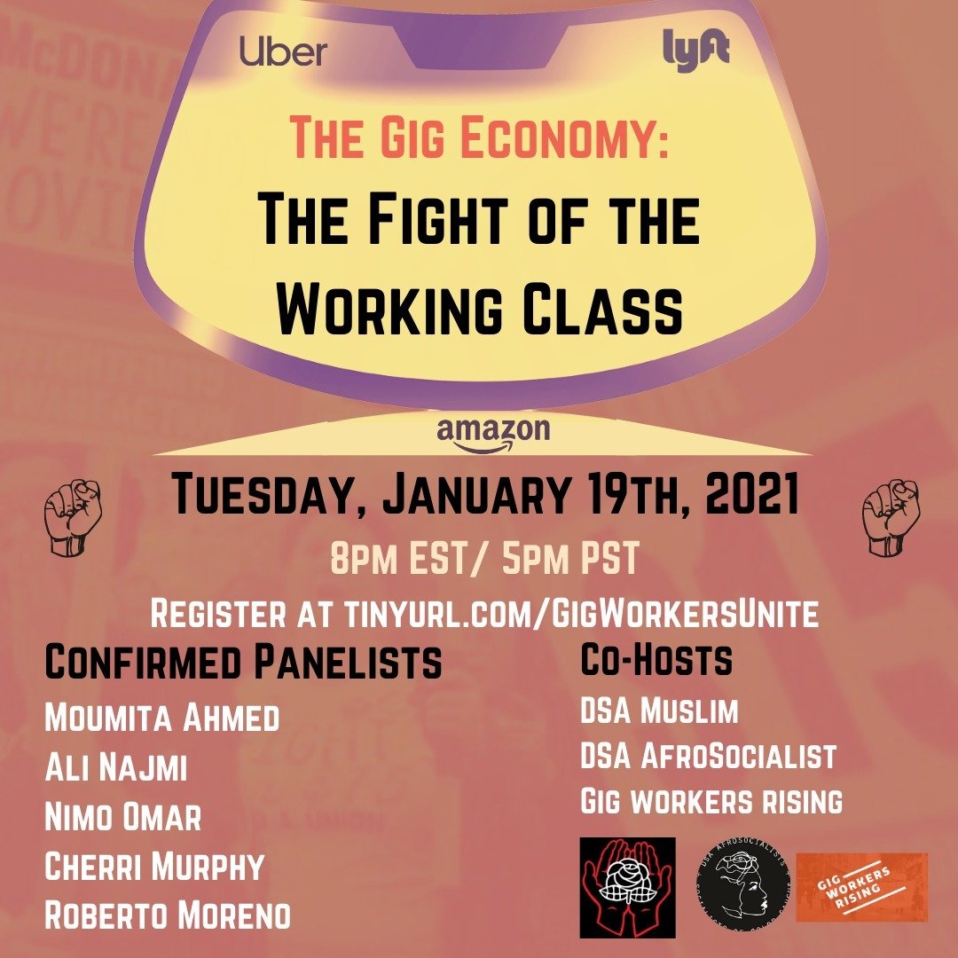 Hey Folks!  Please join and other panelist as we discuss the state of gig workers and the future of the gig work economy.
#ReclaimMLK