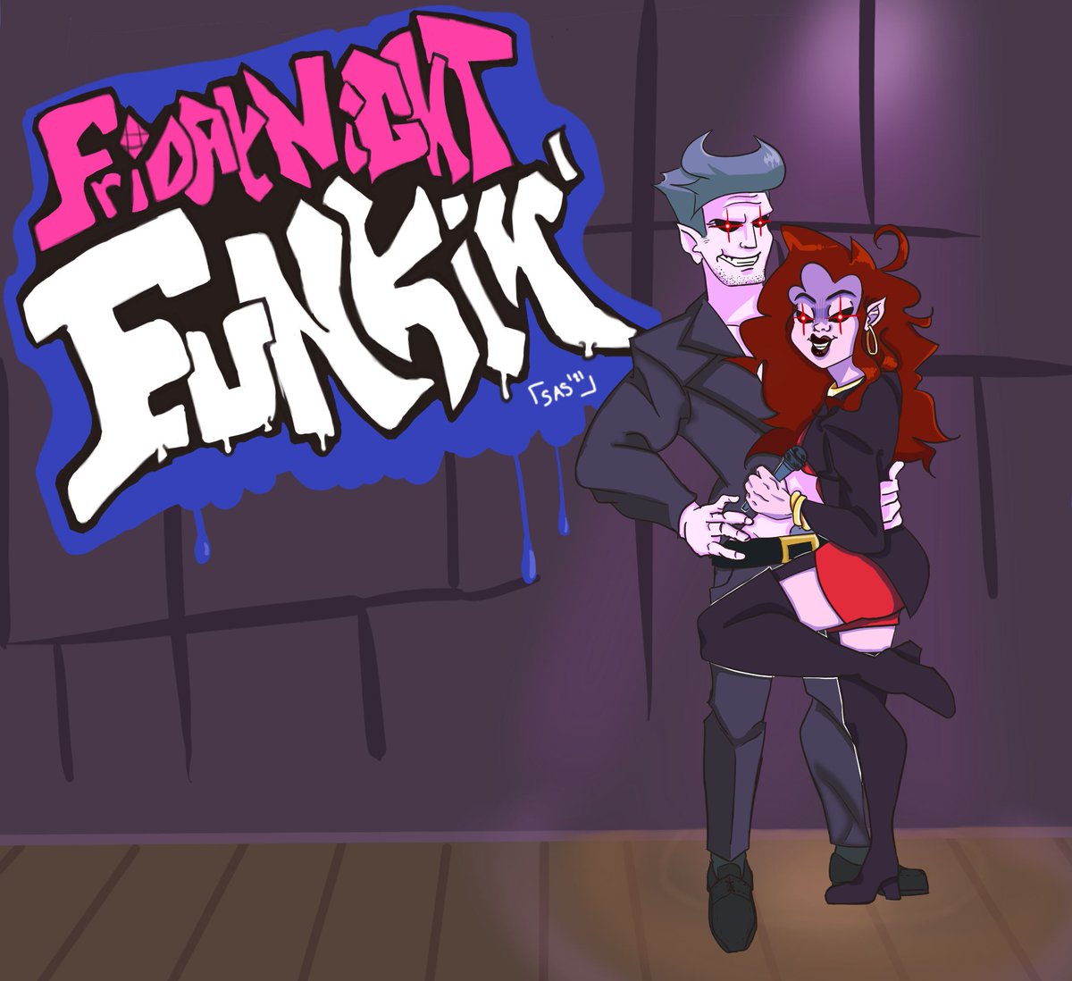 Sas_draws's tweet photo. #fridaynightfunkinfanart of the ultimate power couple
#fridaynightfunkin https://t.co/b4NQDOw5An