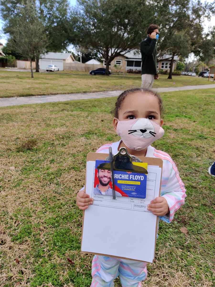 richiejfloyd's tweet photo. Had some help canvassing from my little cousin this morning 😁. Very grateful for the rest of the crew too of course! https://t.co/thFK574VXU