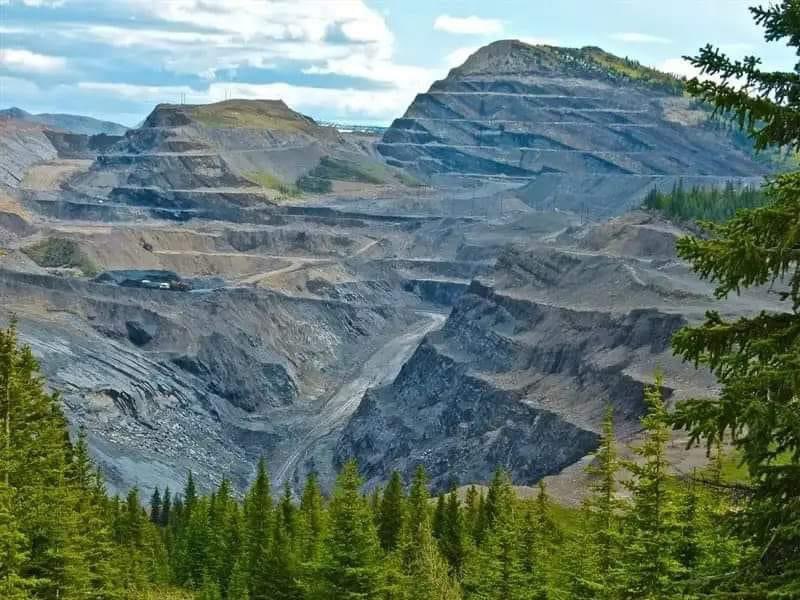 This is the Cheviot Coal Mine on the East boundary of Jasper National Park. It's now shut down. 

Look at it. This is what will happen to Grassy Mountain &amp; the Eastern Slopes. There is no going back... No amount of restoration will bring this area back to its former biodiversity.