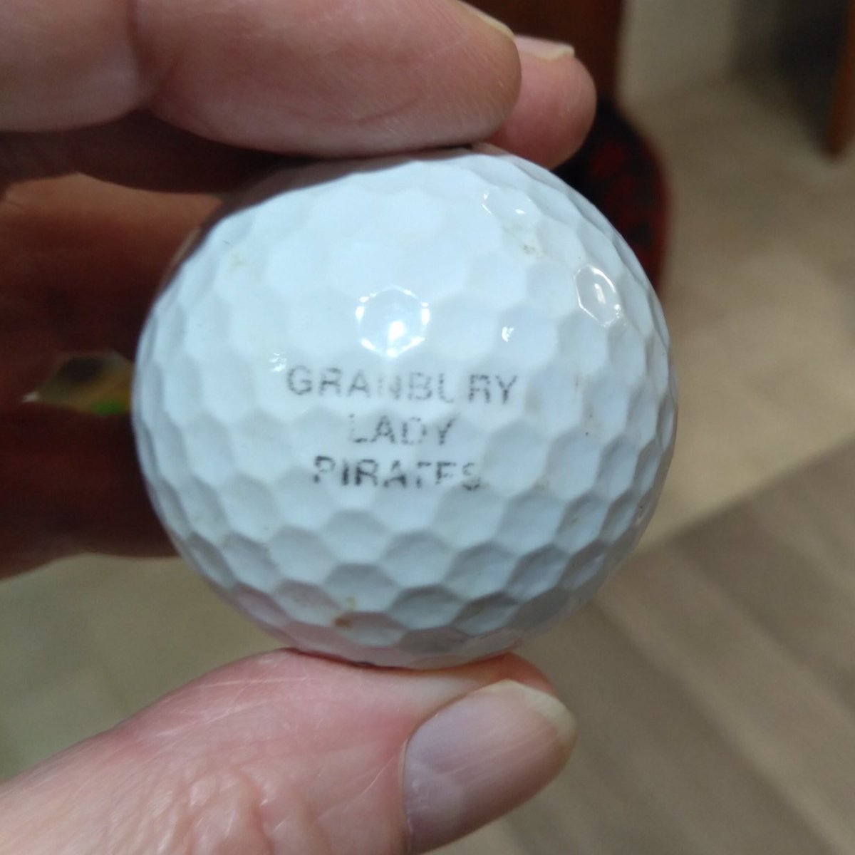 Granbury ISD received this email from across the pond on Friday.....

”Long Drive? Found this ball on our course in Brechin Scotland yesterday. It’s along way from home!”