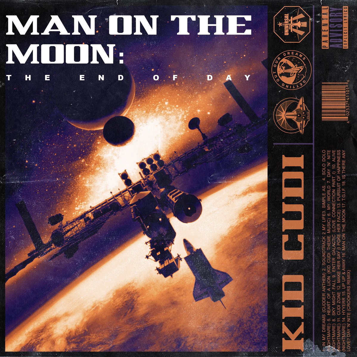 2. Man On The Moon (2009)Cudi takes his listeners on a journey of human emotion in Man On The Moon. With incredible production, a great structure, & an amazing tracklist, this album will be remembered as a classic by many for years to comeFavorite Track: Pursuit of Happiness