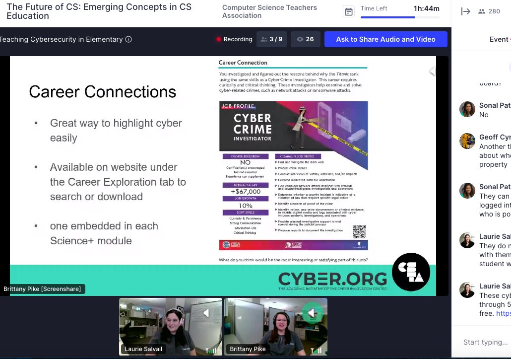 DrSonal_EDU's tweet photo. Do you know about https://t.co/abqq5uCVLZ @LaurieSalvail and Brittany shared this amazing K-12 curricula that is easy to follow!! Love the @microbit_edu activities! Their grant will also cover free PD for school districts! #CSETF #CSforAll @csteachersorg  @CSforCA #FutureofCS https://t.co/Nk6voxHrnO