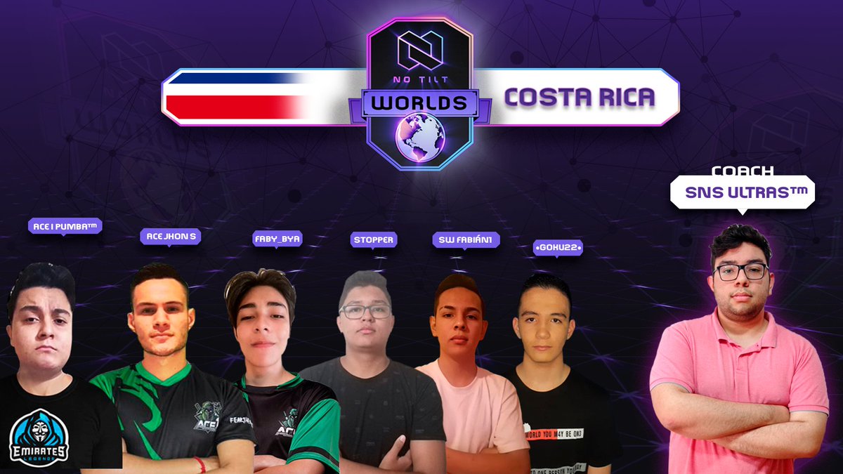 🇨🇷 COSTA RICA 🇨🇷

👨‍⚖️ @FranF_CR
🗣️ <a href="/MrMcConney0312/">🇨🇷|Mr.McConney♥️🖤♥️🖤</a>
🗣️ @Ultras_CR
🗣️ <a href="/CronosCRC/">Aaron</a>
🗣️ @BayronGS_20
🗣️ <a href="/CR_RoMa09/">CR_RoMa</a>
👤 <a href="/Jhon_S24/">Jhon Vargas</a>
👤 <a href="/Jafo004/">Jafo04</a>
👤 <a href="/faby0930/">Óscar</a>
👤 <a href="/Pumba_03/">ACE I Pumba™</a>
👤 <a href="/Fabiaan_CR/">Fabián</a>
👤 <a href="/xGoku22_/">•Goku22•</a>
📊 <a href="/Riderv2511/">RIDER</a>
📊 <a href="/Luys_Co/">Luys</a>
👥 <a href="/Sel_Costa_Rica/">Team Costa Rica</a>

#NTWorlds 🌐