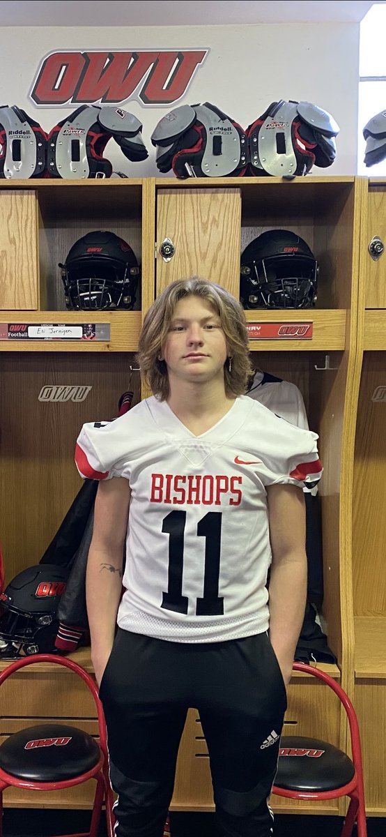 Elijah_Jernigan's tweet photo. After a great visit and talks with coaches I am proud to receive an offer from Ohio Wesleyan University  @OWUCoachDelaney @coachaichele @CoachTomWatts @BDHeinemann 
@tonyplott71 @WHSfootball00 @colby_morris56 https://t.co/uJOSSeQgjJ