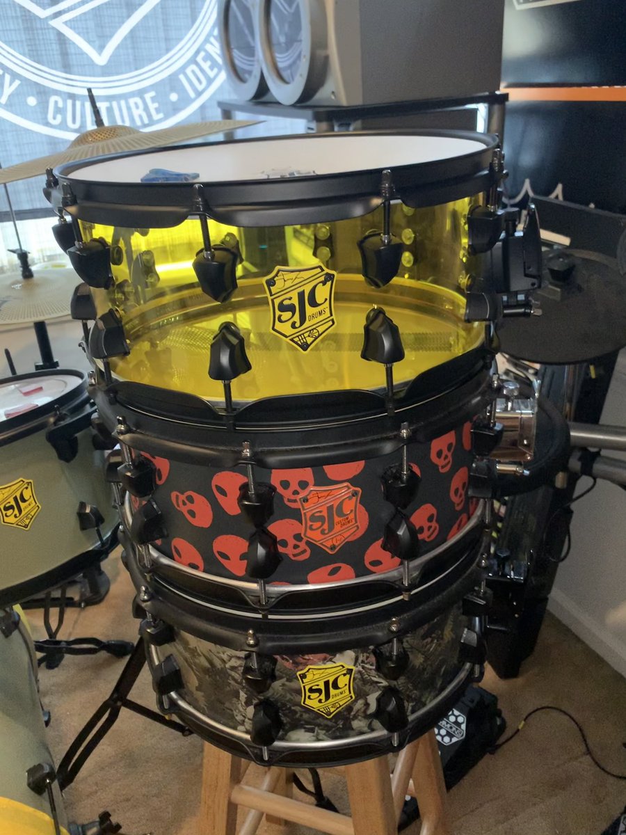 no_chances_'s tweet photo. my @joshuadun drums from @SJCdrums are my favorite things i own, thank you josh for inspiring me to play the drums :) https://t.co/g2drdmthCX