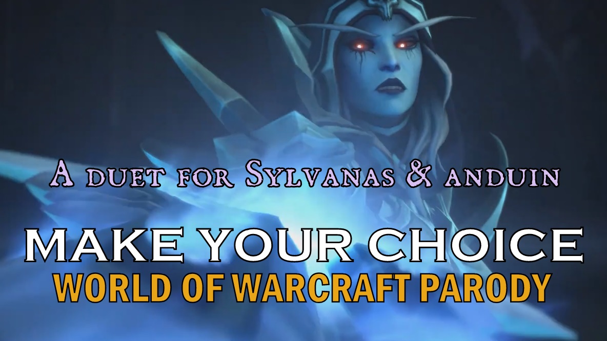sharmsong's tweet image. "Make Your Choice"

My latest World Of @Warcraft parody written by and featuring Tanexx is available on Youtube!

"Suddenly our fates, they are forged by Mourneblades..."

youtu.be/I7iXVOCi-Yg

#Shadowlands #sylvanas #worldofwarcraft