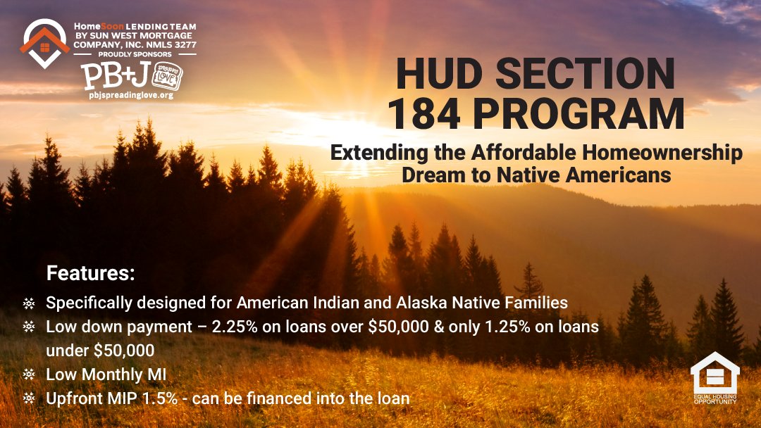 section 184 down payment