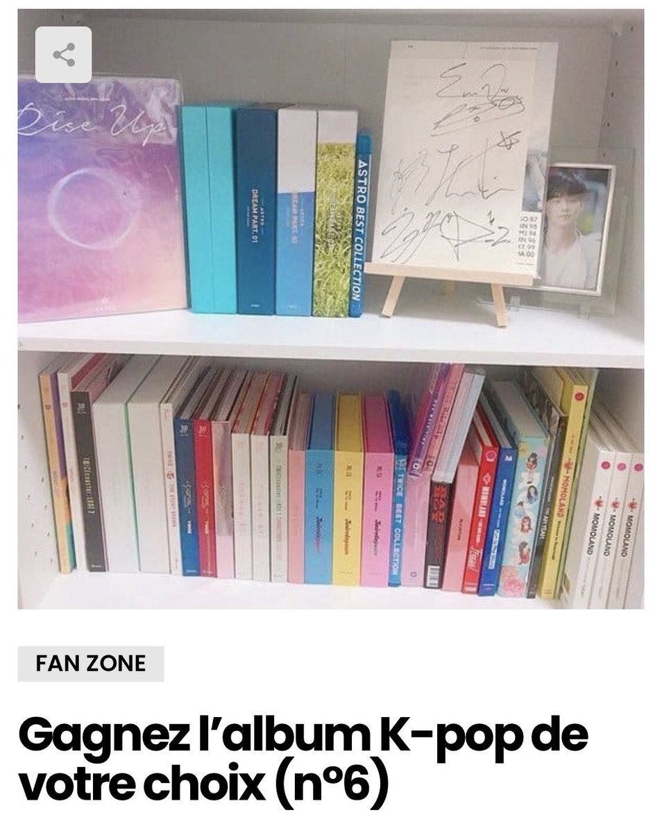 ALTKSELECTION's tweet photo. Nous sommes de retour avec un nouveau concours 🤩 !

Comment participer: https://t.co/eboR3NxXKI

Voici votre chance d’obtenir l’album K-pop que vous avez toujours voulu!

—————————————————
#KPOP #STRAYKIDS #EXO #NCT #NCT127 #BTS #GIDLE #BLACKPINK #ASTRO #seventeen #ATEEZ etc! https://t.co/phVTm5NECX