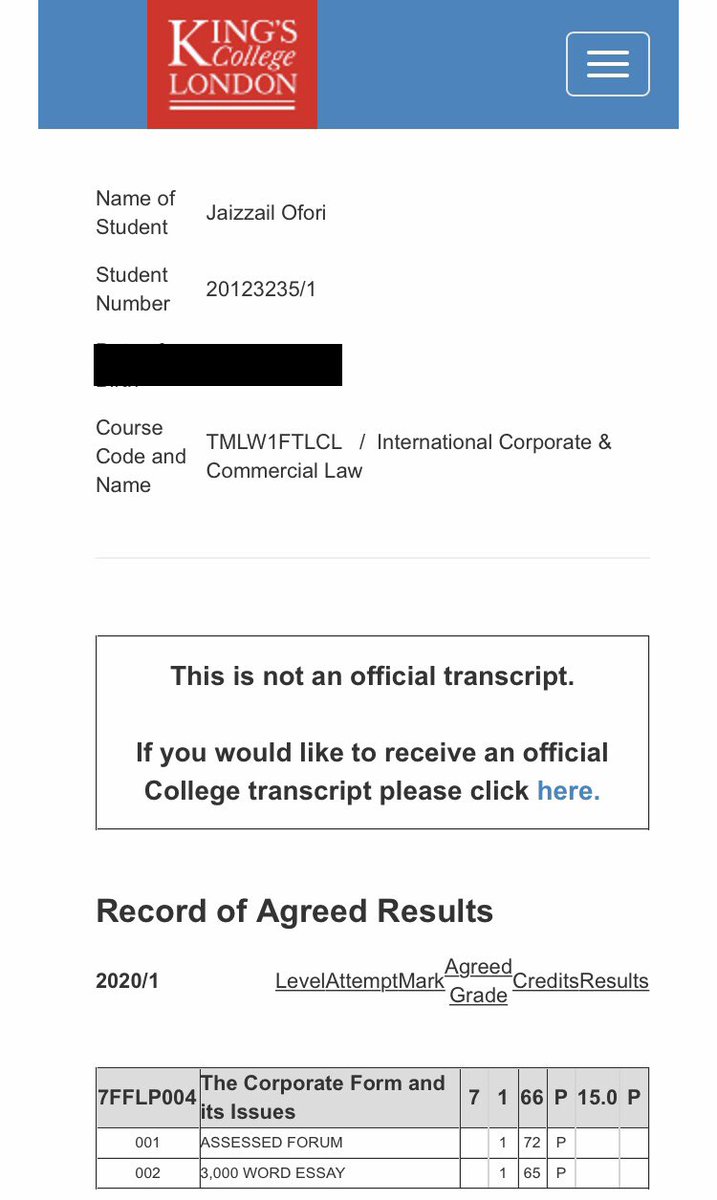 Thanks to your support, I have successfully passed the first module of my masters in Commercial Law with a first class in one part of my exam and an upper second in the other.However, I still need your support in fundraising £20,000 to continue the course. gofundme.com/supportj2kings