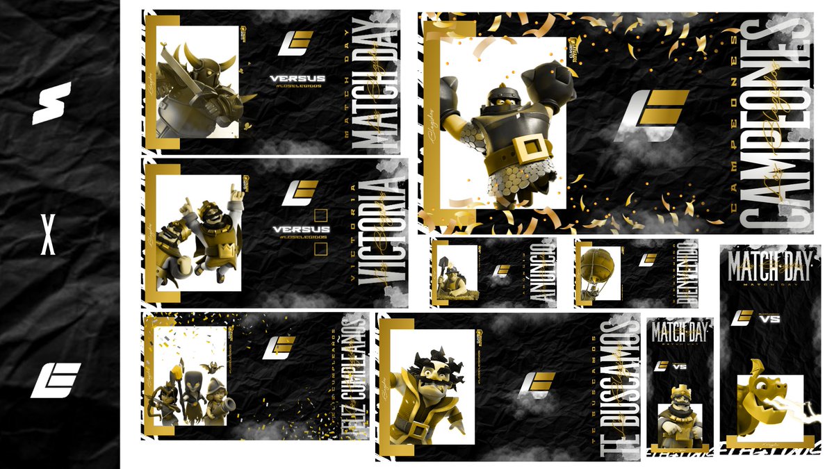 ⚡| Línea Gráfica
Para: <a href="/EElegidos/">ELEGIDOS ESPORTS</a> 
Gracias por confiar en mis diseños 💪.