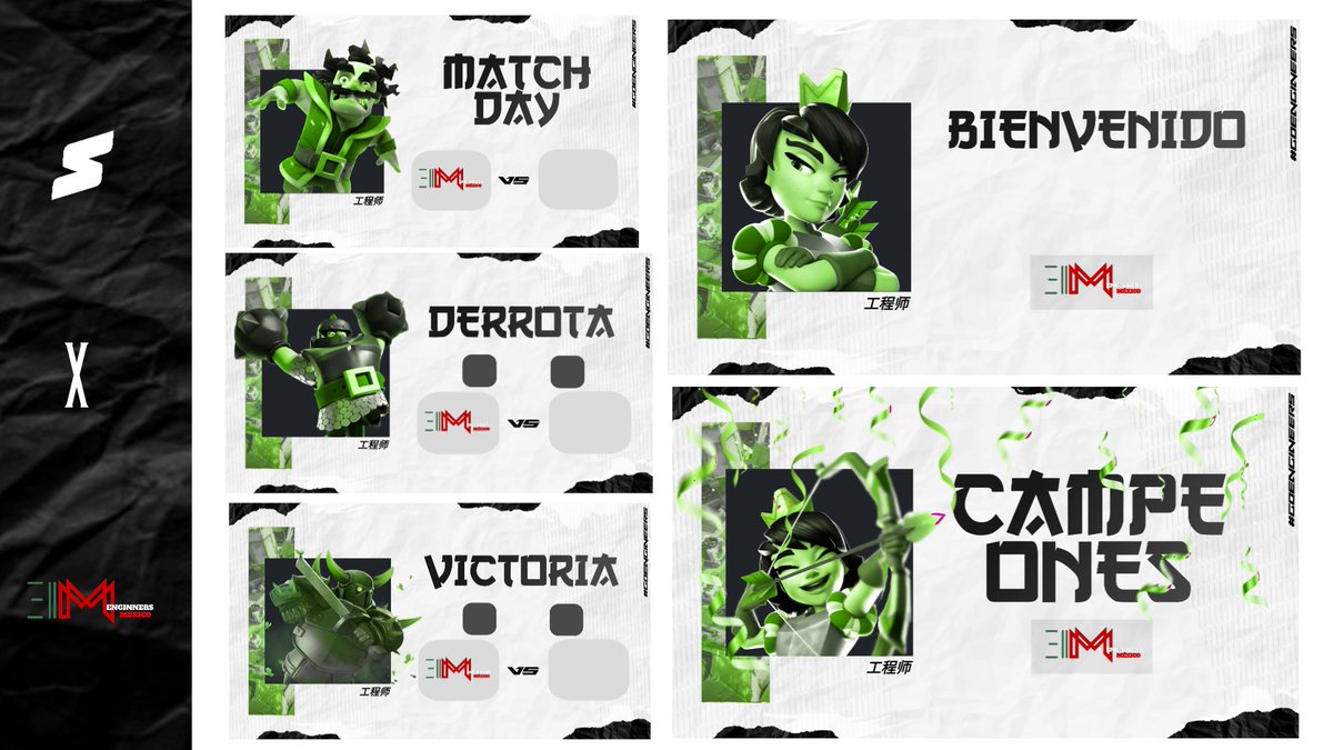 ⚡| Línea Gráfica
Para: <a href="/EngineersMxico1/">Engineers México</a>
Gracias por confiar en mis diseños 💪.