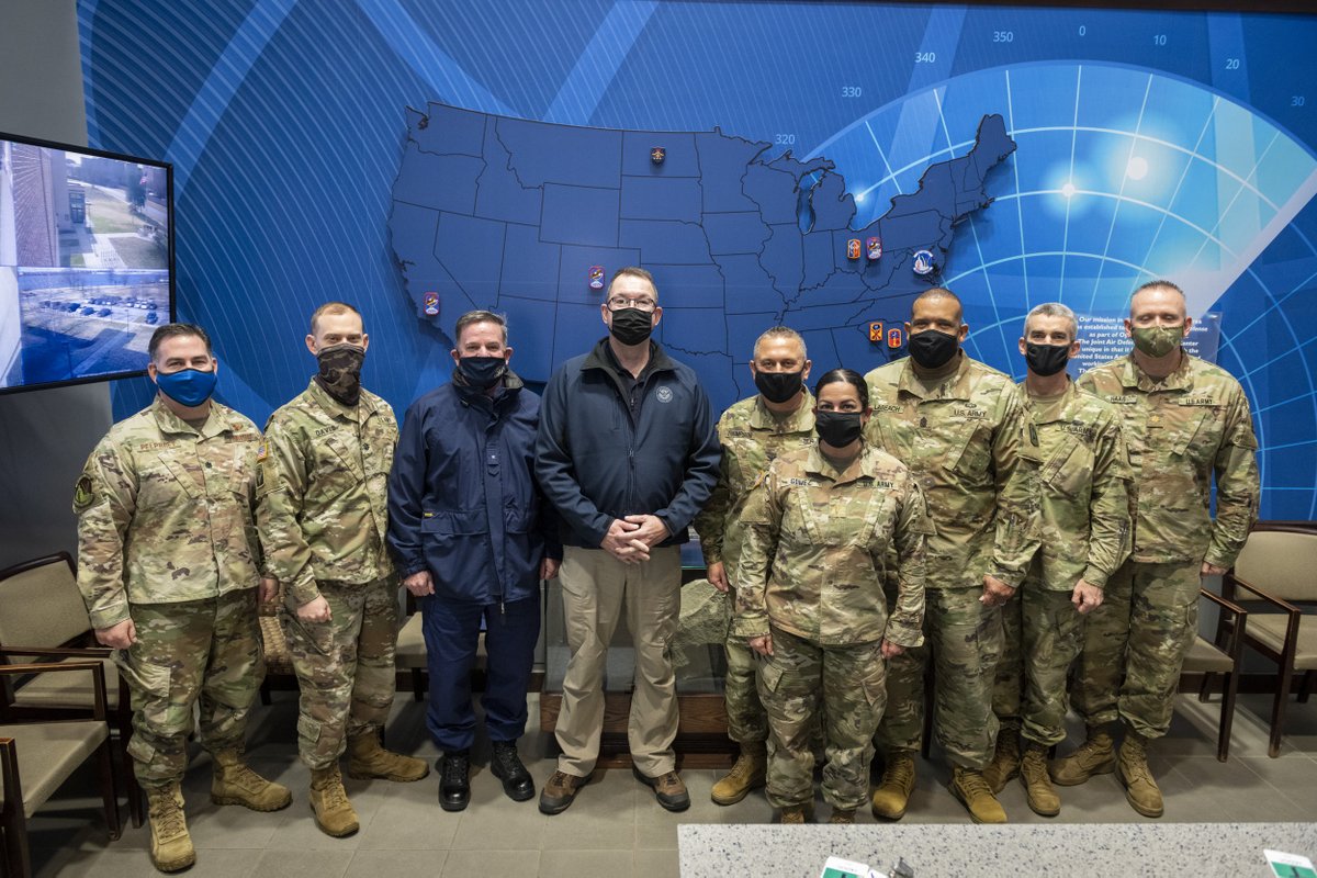 Today Acting Secretary Gaynor toured the Joint Air Defense Operations Center. We’re ready to ensure airspace security on #InaugurationDay. Grateful for the partnership with @DeptofDefense on this mission!