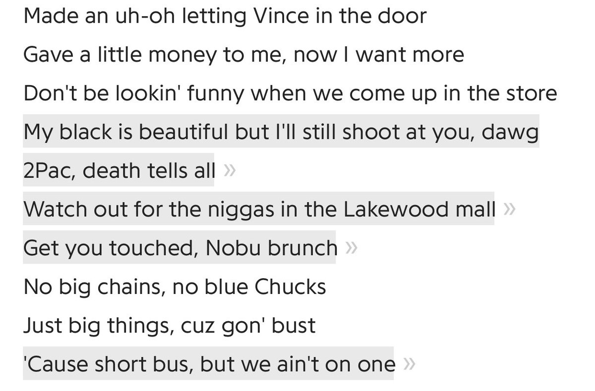 The 7th track, FUN! is an acronym for fuck up nothing, which is a phrase Vince says repeatedly in the track. The song is about crime, and intentions with said crime. As Vince said they just want to have fun, without causing problems. There are also a multitude of clever bars.