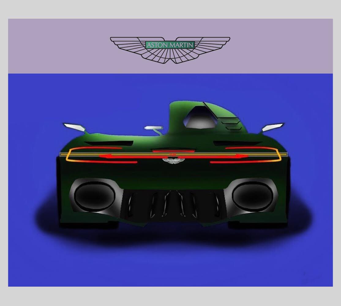 jossx_design's tweet photo. ‘Velociraptor,’ homage to @astonmartin’s 108th anniversary.
Configured, British racing green and hybrid V12 AMG powered 1400hp, 750-850 lb-ft of torque and asymmetric concept.
Harshveer-Design #AstonMartin
#AstonMartinRacing #homage
#WeLearnDesignTogether https://t.co/kKC2D0qdG1