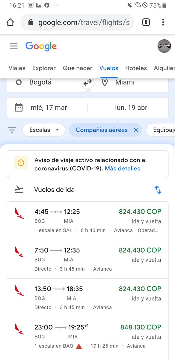 Morigerado's tweet photo. Hola @Avianca me gustaría entender cuál es el sentido de acumular millas con ustedes si al momento de redimir un tiquete me cobran la mitad del precio de venta al público gastando 30.000 lifemiles? Nadie investiga esto? @sicsuper @LifeMiles @NoticiasCaracol @jsanchezcristo https://t.co/ZVFiAFnOn7