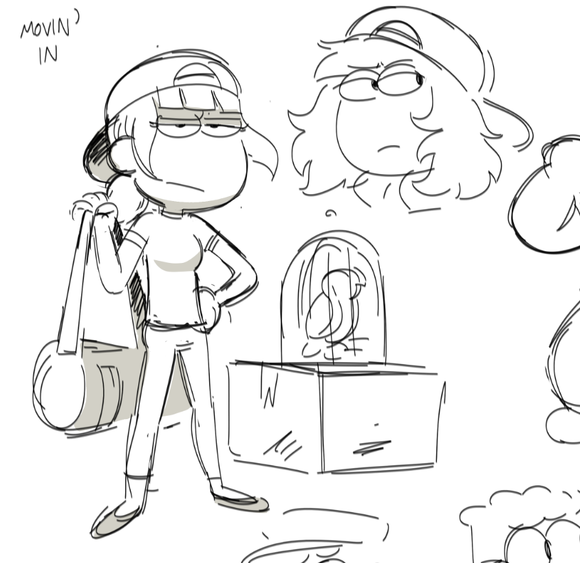 Wholesome Karen and notes figuring out how to coordinate the whole yard scene 